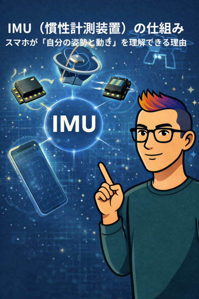 IMUの仕組み|スマホが姿勢と動きを理解する科学 | AIとともに生きていく